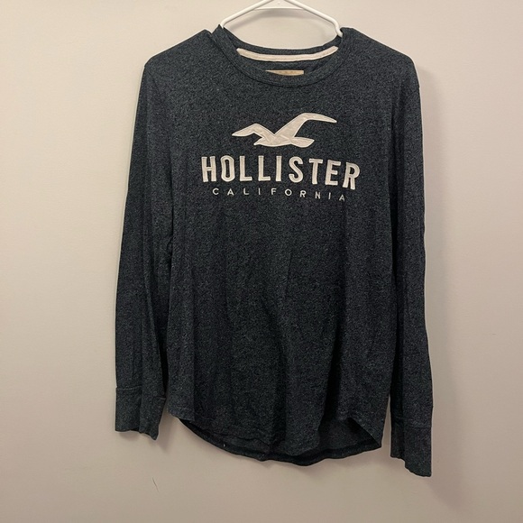 Long sleeve cotton shirt -Hollister - Picture 2 of 5